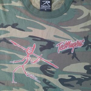 Vintage Ted Nugent Camouflage T-Shirt
